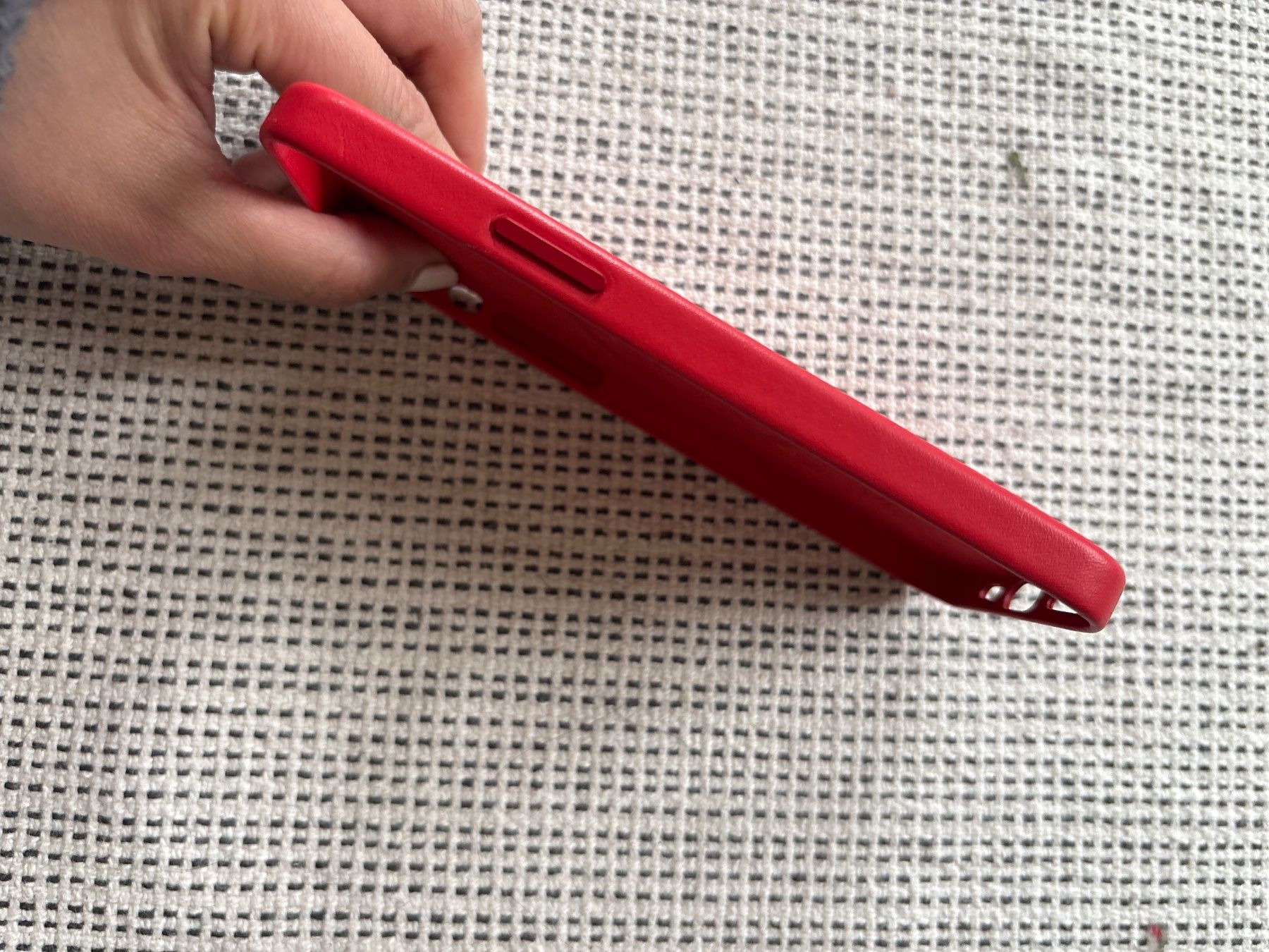 Apple Cover & Protezioni schermo: iPhone 12 Leder hülle_rot – Usato da Cham venduto da syl_fs9s 3