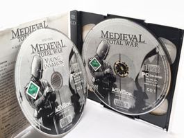 Jeu PC Medieval Total War + Viking Invasion Add-on boîte