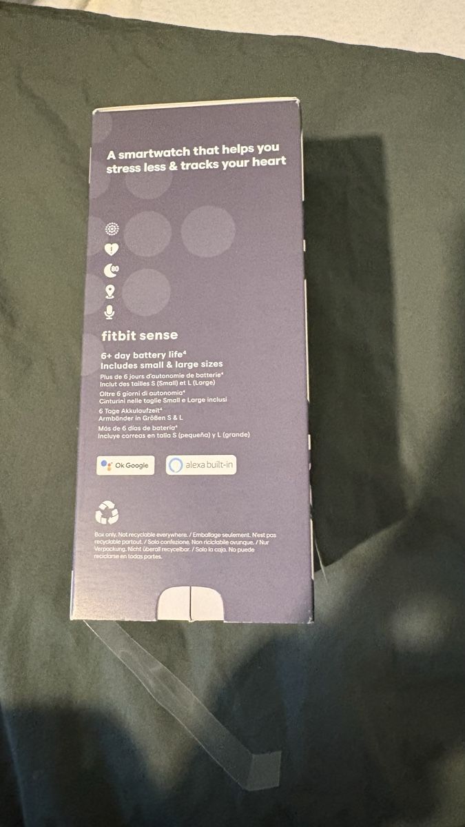 Fitbit Smartwatch: Fitbit Sense Smartwatch Graphite – Neu & originalverpackt – Nuovo e nell'imballaggio originale da Dübendorf venduto da Xeniiiaa 3