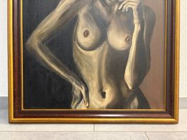 70cmbreit x90cm hoch Öl Gemälde La morena