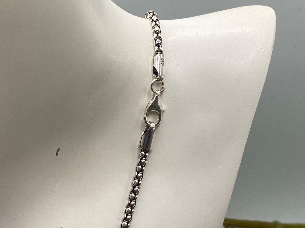 Ketten: Silber Collier Popcorn – Neu (gemäss Beschreibung) aus Luzern von S.Kern01 2