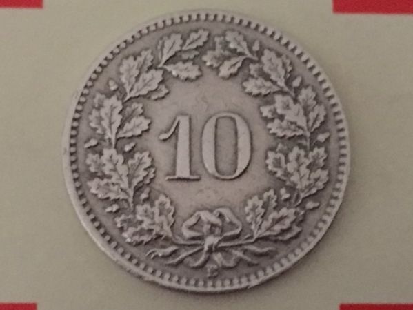 Tutti le monete: 10 Rappen 1946 ss-vz – Usato da Elsau venduto da herbybay 1
