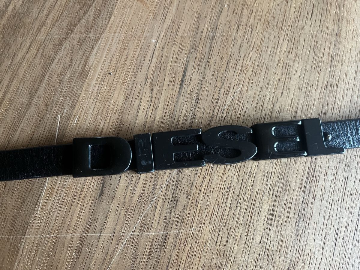 Diesel Cinture: Diesel Gurt 80cm schwarz – Nuovo (secondo la descrizione) da Aarberg venduto da Jakaro