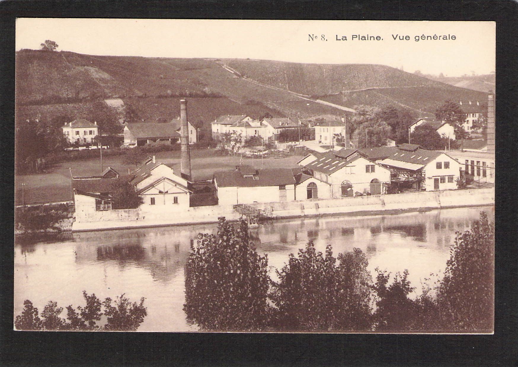 Cartoline postali: .La Plaine GE , Vue générale , – Usato da Reichenburg venduto da Pipo-67