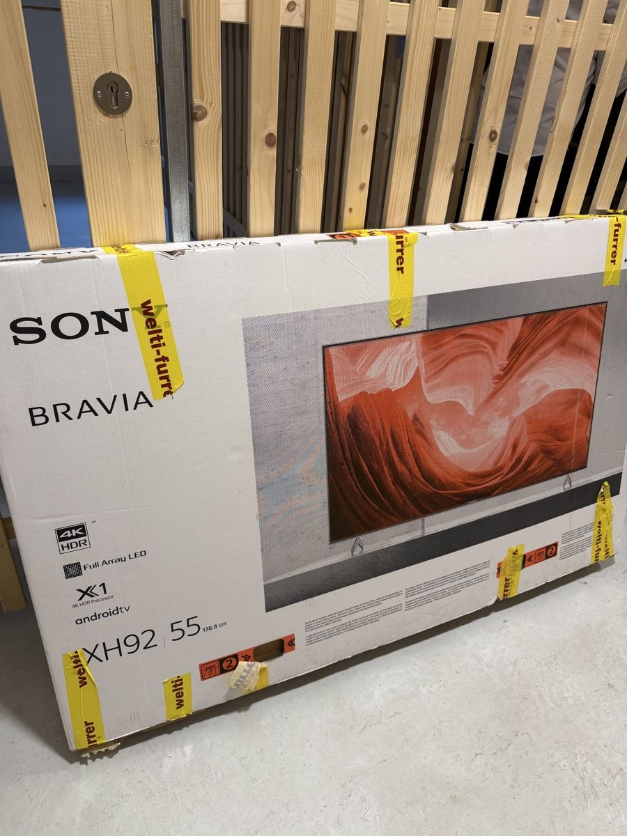 Appareils TV: Sony Bravia XH92 55” 4K HDR Full Array LED Android TV – Neuf (Voir description) à Porrentruy par Aussie25 1