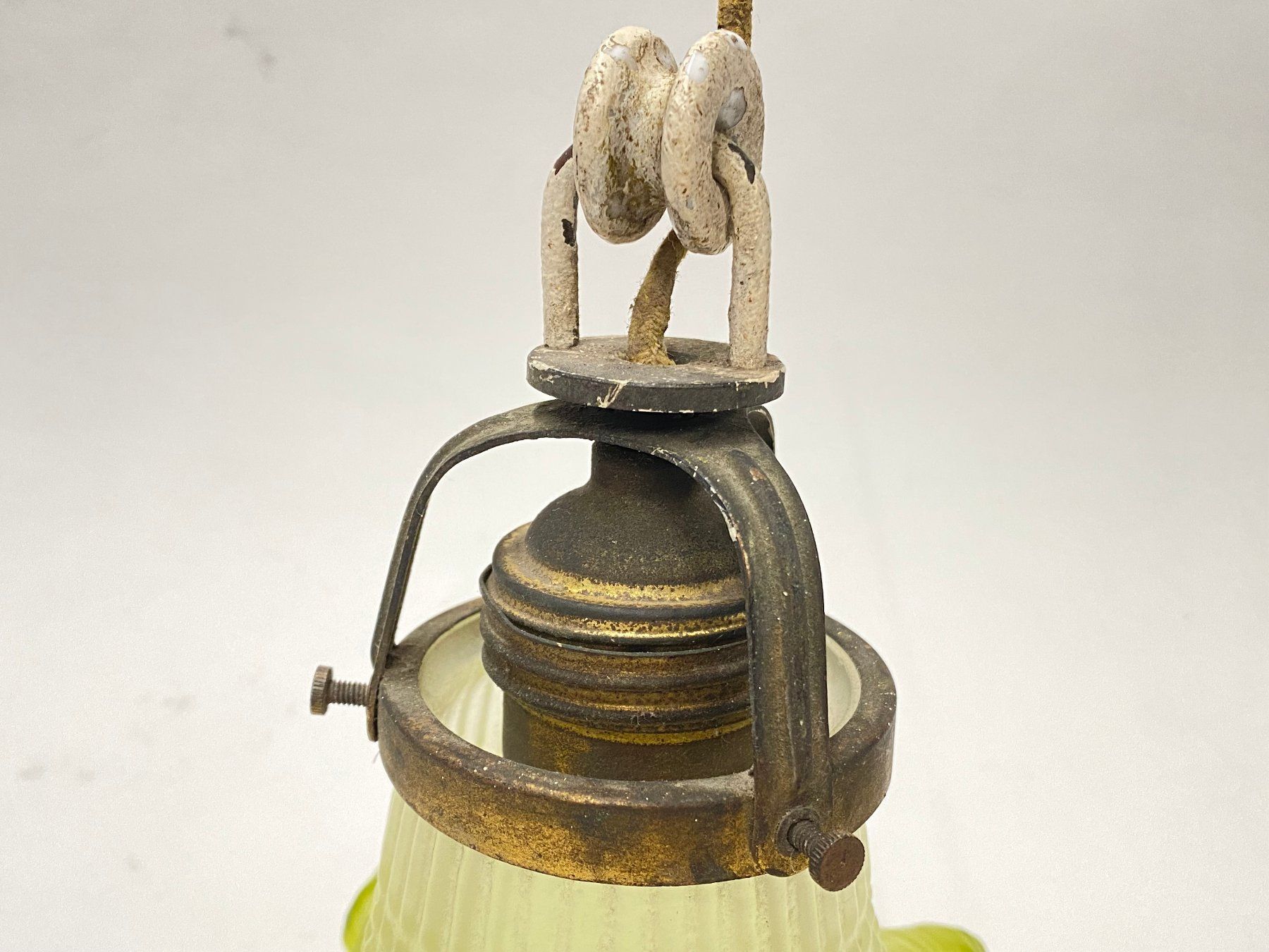 Lampade: Jugendstil Schöne Lampe, Hängelampe – Usato da Schaffhausen venduto da vintageville 3