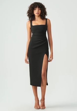 BWLDR - MIDI DRESS BLACK - Orginalpreis 144.-