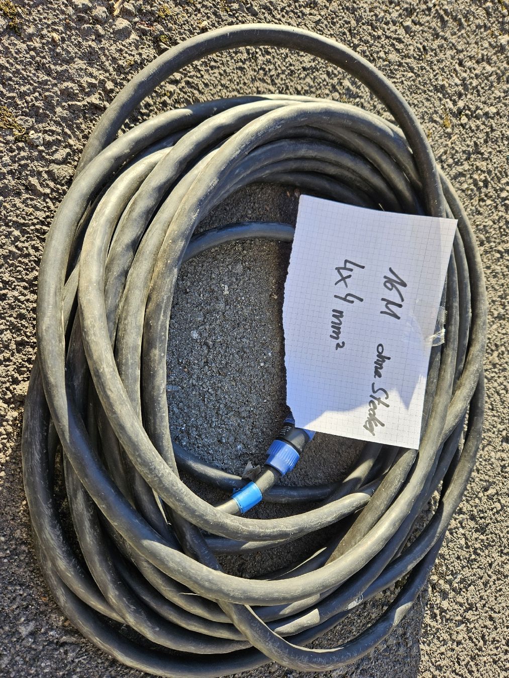 Câbles: 16 meter Lautsprecherkabel 4x4mm2 – D'occasion à Diepoldsau par Knochen