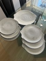 Porzellanteller Fischfoem  6 er Set 