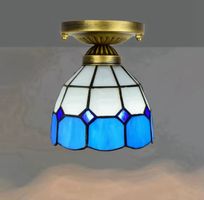 Plafonnier  style Tiffany en vitrail salon, cuisine,chambre