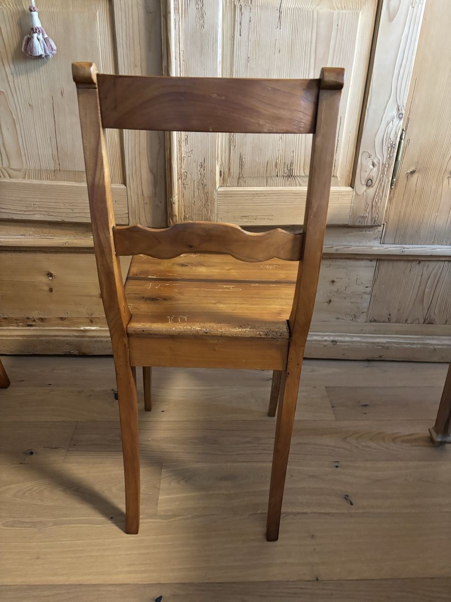 Sedie: Antiker Biedermeier Stuhl  (Nussbaum)frisch restauriert – Usato da Buch b. Frauenfeld venduto da Bossi022 1