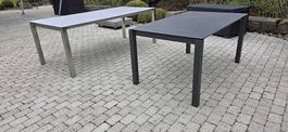 Gartentisch Keramikplatte Ausziehbar von 150 bis 210cm