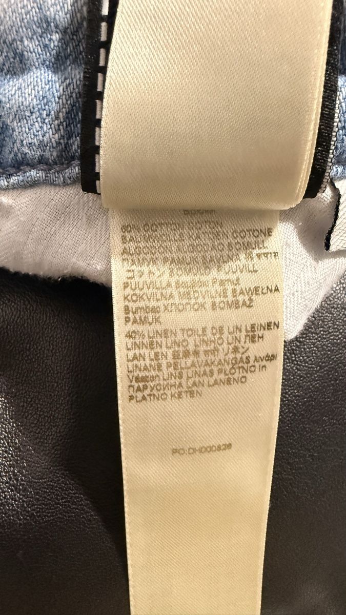 Mankind Jeans: 7 For All Mankind Lotta Denim-Linen Capri Jeans – Usato da St. Gallen venduto da lfs_nxl8 8