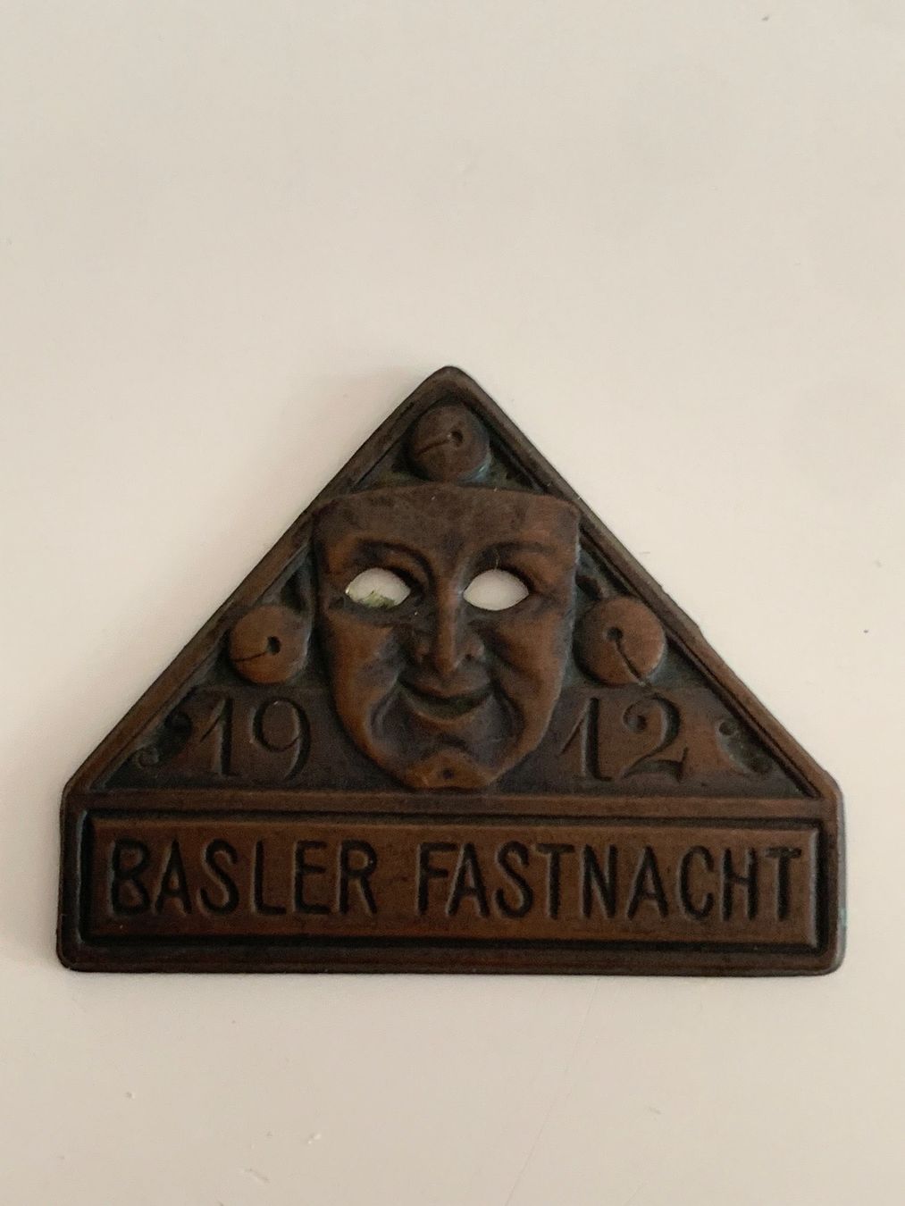 Basler Placchette & Badge: Fasnacht Basel KUPFER 1912 – Usato da Basel venduto da fasnachtsoutlet1965