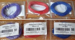 Elektrolitze 0.25mm - 3 Rollen à je 5m - neu / OVP