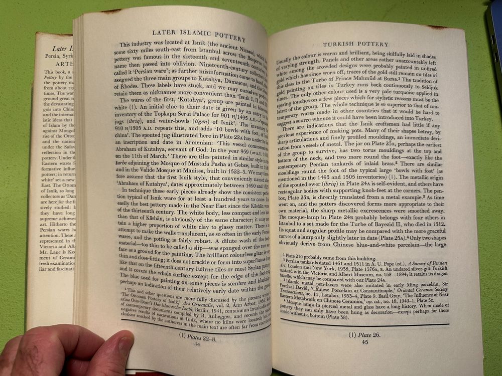 Arthur Lane Islamic Pottery 2 Bde. Kaufen auf Ricardo