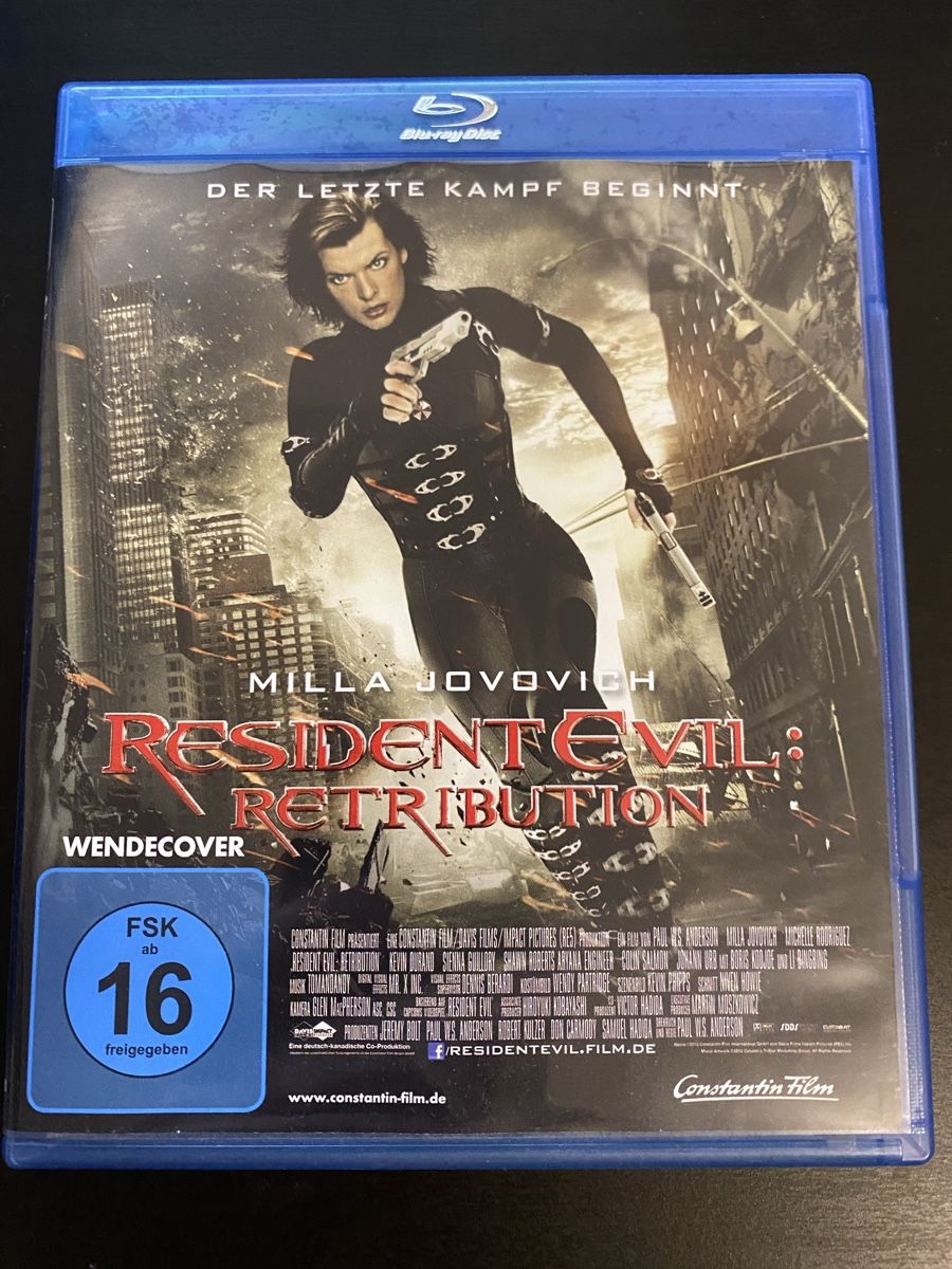 Alle DVDs: Resident Evil: Retribution - Blu-ray – Gebraucht aus Oberglatt ZH von Finlandia1