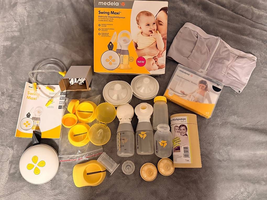Medela Accessoires pour allaitement: Doppel-Milchpumpe elektrisch Swing Maxi Handsfrei – D'occasion à Zunzgen par AnastasiiaL