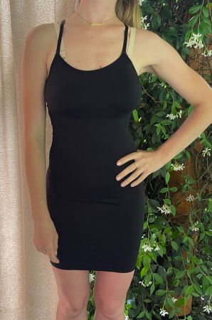 Chic Abito sottoveste modellante-senza cucire-tg M/L-nuovo