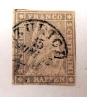 Strubeli, Zst.Nr.21G, Stempel, Zürich 15.JUNI 57 (750.00)