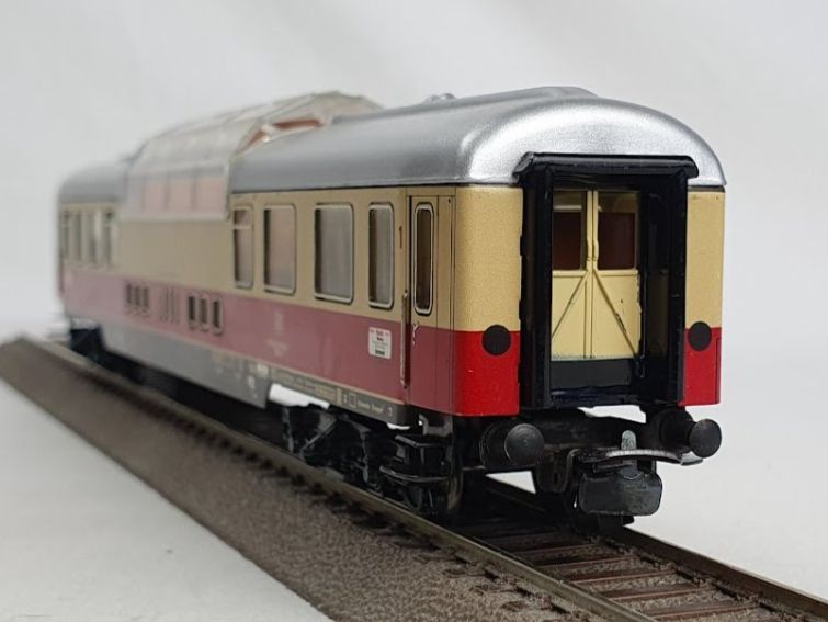 Märklin Modellini di ferrovie: Märklin 4090 DB ADüm "TEE-Aussichtswagen", Version: 1969 – Usato da Seon venduto da voAllBah 2