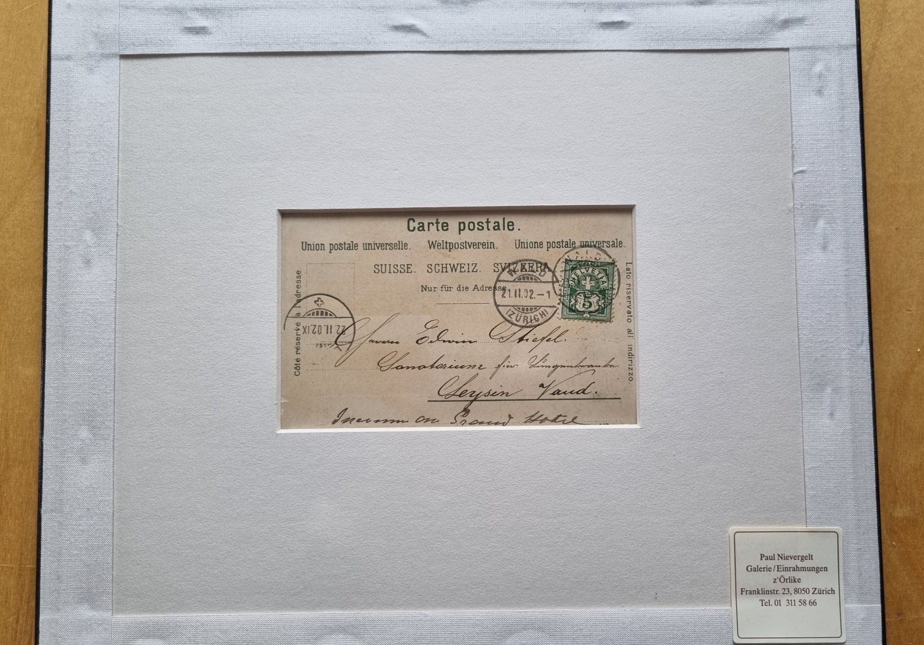 Cartoline postali: Gruss aus Wald, Postkarte – Nuovo (secondo la descrizione) da Zürich venduto da Reimann3 3