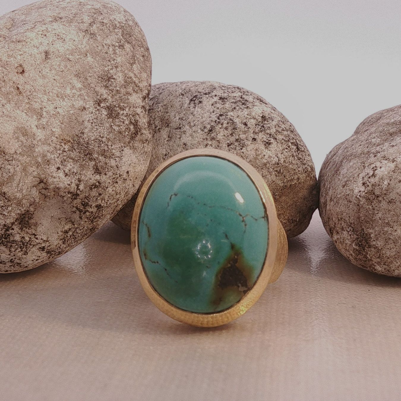 Olga Ribler Ringe: Statement Silber Ring 925 mit Türkise Grösse 53 – Neu (gemäss Beschreibung) aus Luzern von Schmuckoutlet 4