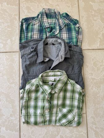 Boys Shirts 4-5 Years Bundle 3pcs