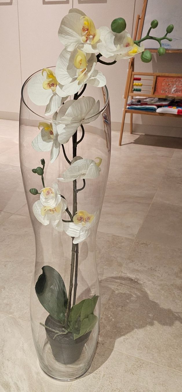 Vase & Récipients: Vase mit Kunstorchidee – D'occasion à Kreuzlingen par nilguen