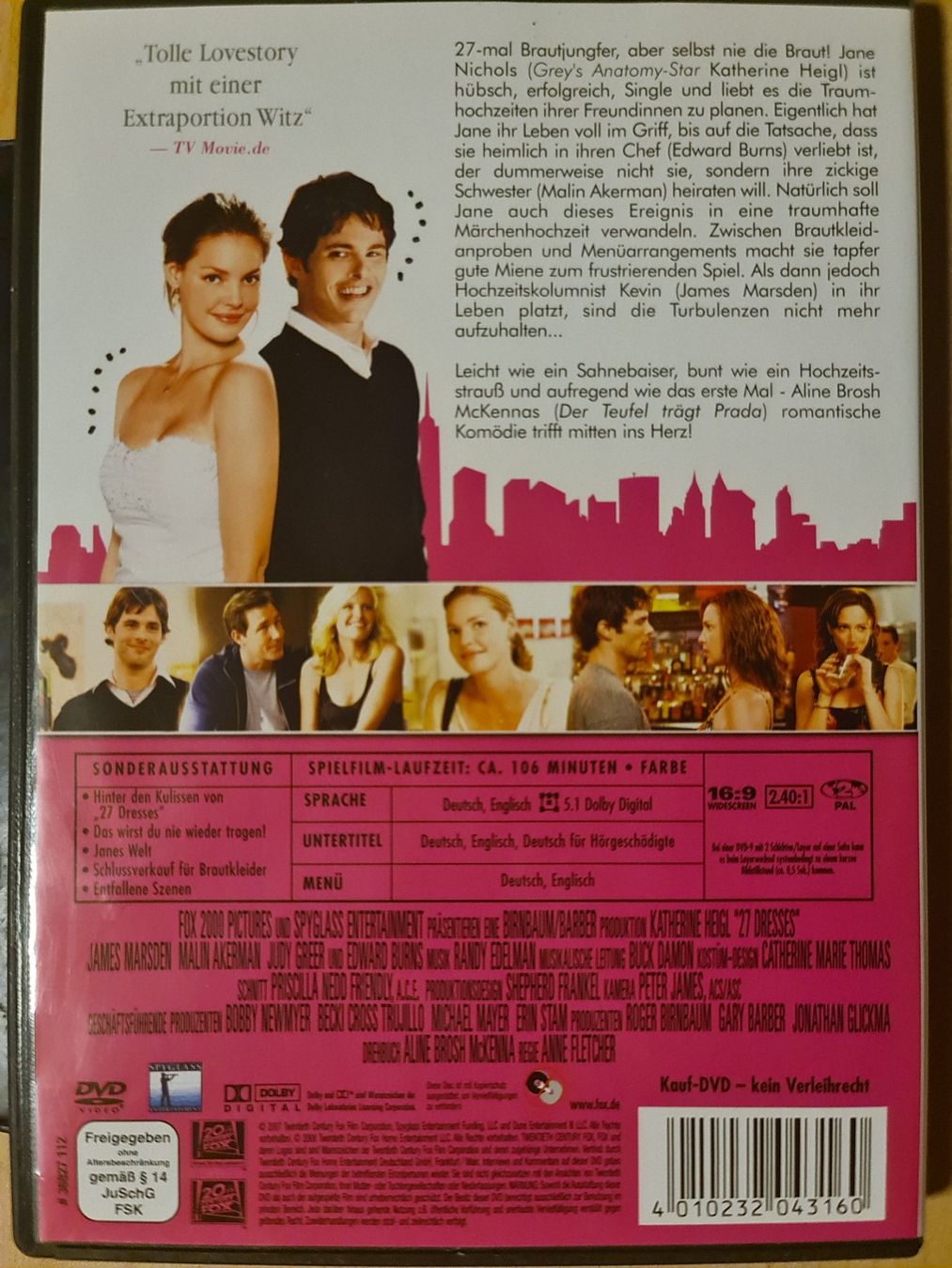 Tutti i DVDs: 27 dresses - Kleider machen Bräute – Usato da Dintikon venduto da Vexi 1