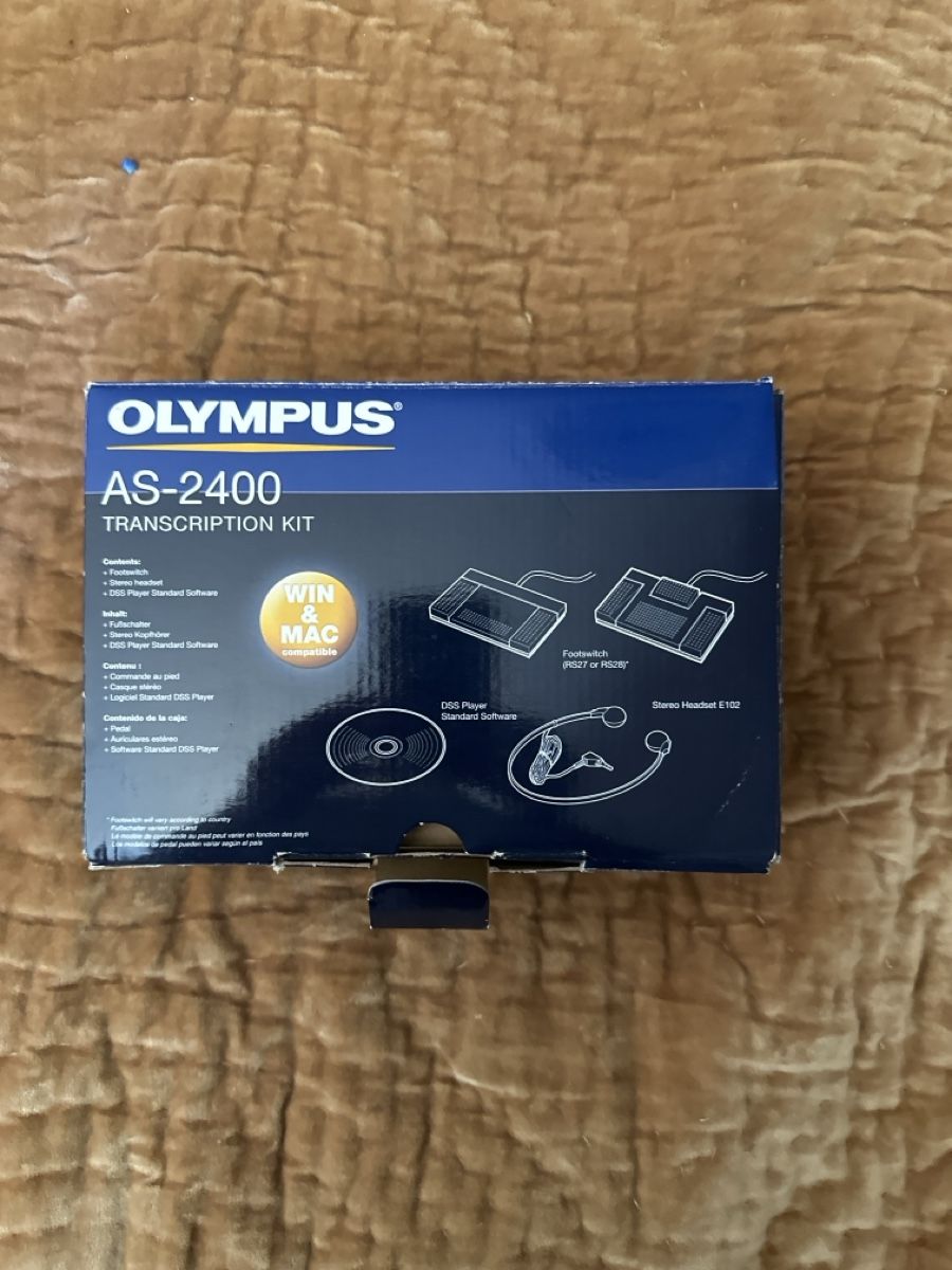 CDs: Olympus AS-2400 Transcription Kit – Gebraucht aus Riehen von sus_5czq