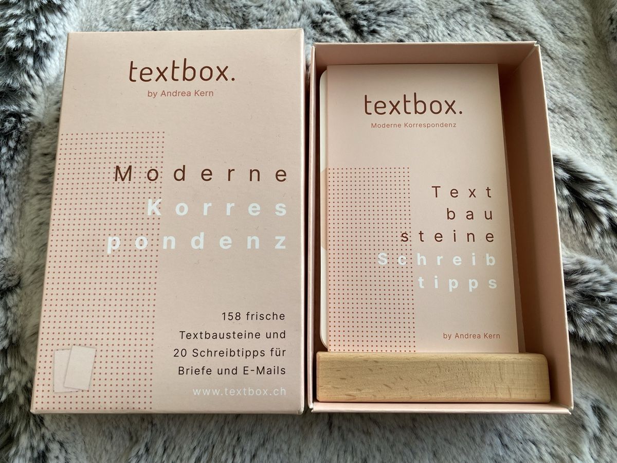 Libri: Textbox Moderne Korrespondenz Andrea Kern – Nuovo (secondo la descrizione) da Eggiwil venduto da Mic2304