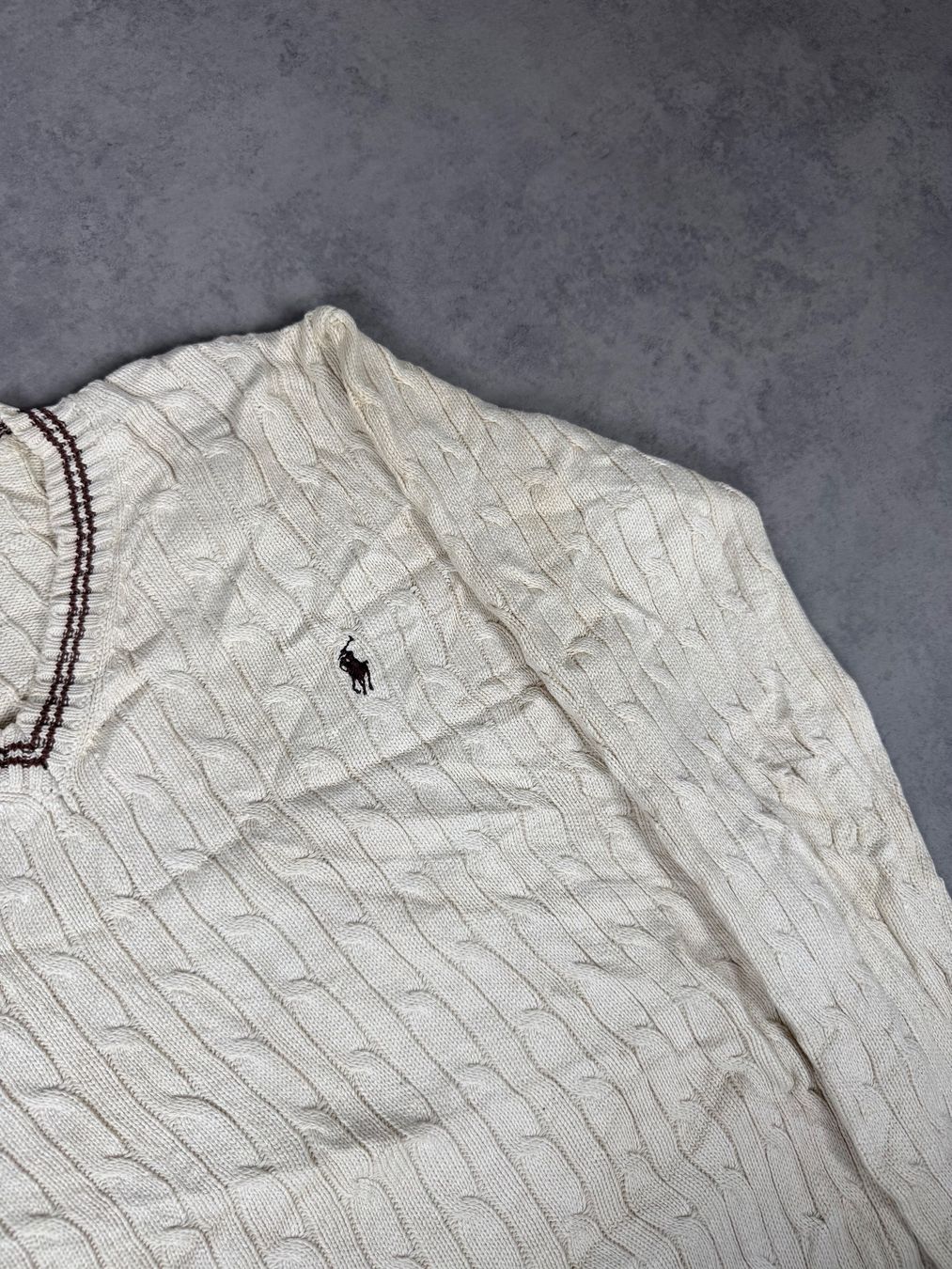 Ralph Lauren Maglioni & Felpe: Ralph Lauren Cable Knit Pullover - Grösse: S | Vintage – Usato da Fraubrunnen venduto da simon_28839 1