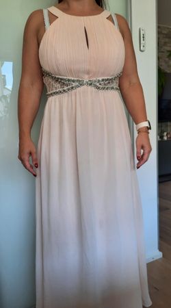 Abendkleid/langes Kleid, perlenbesetzt Grösse 38 neuwertig