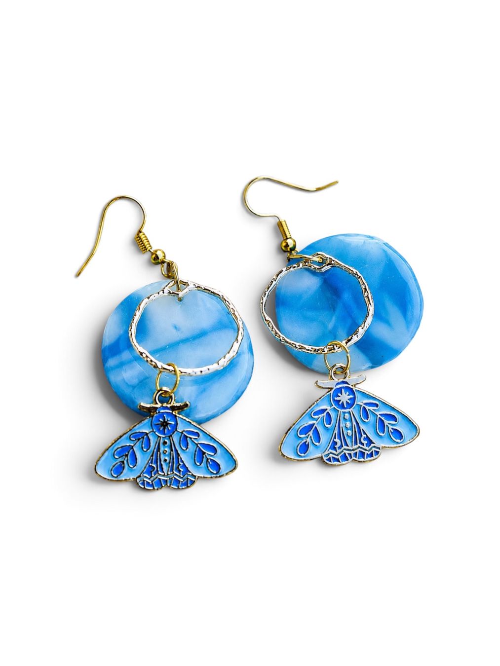 Boucles d'oreille: PAPILLON BLEU   Boucles d'oreilles – D'occasion à St-Saphorin-Morges par chl_s5rr