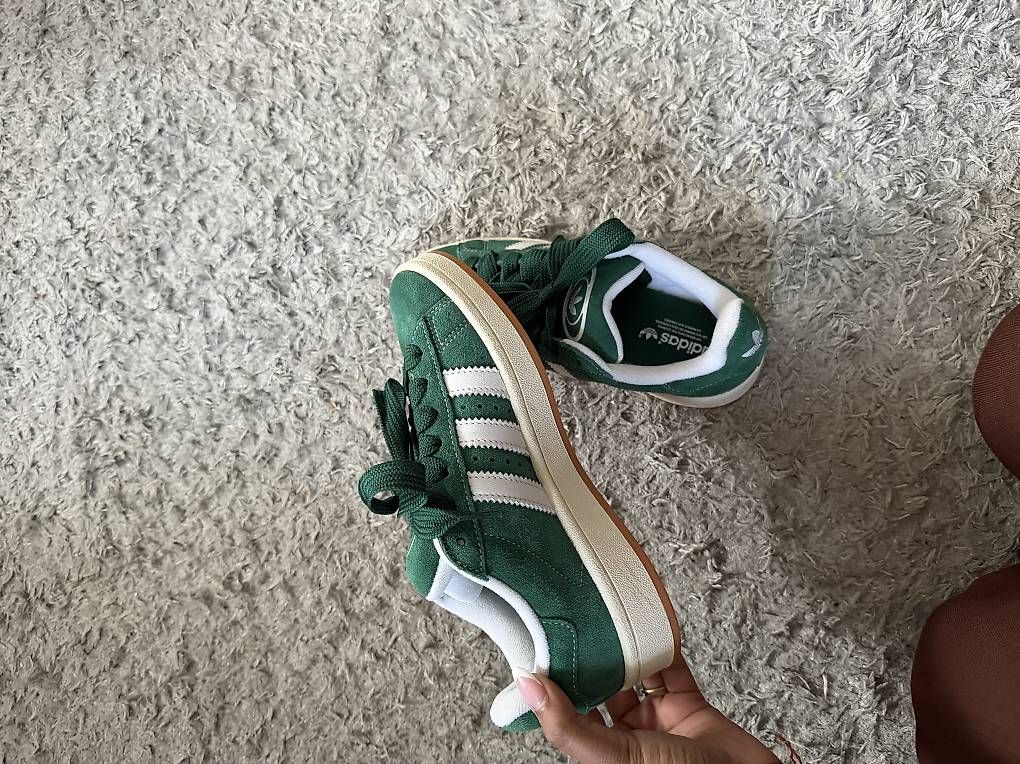Herrenschuhe: ADIDAS CAMPUS SNEAKERS GRÜN – Gebraucht aus Hölstein von Pivu 1