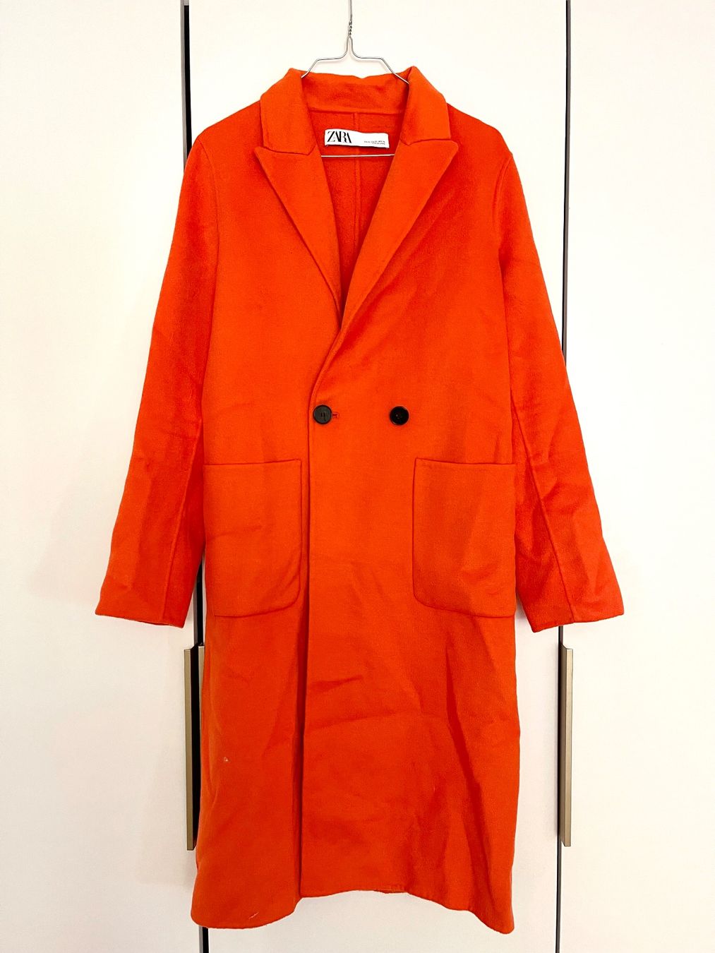 Zara Cappotti: Zara Manteau Orange – Usato da Genève venduto da Annilu