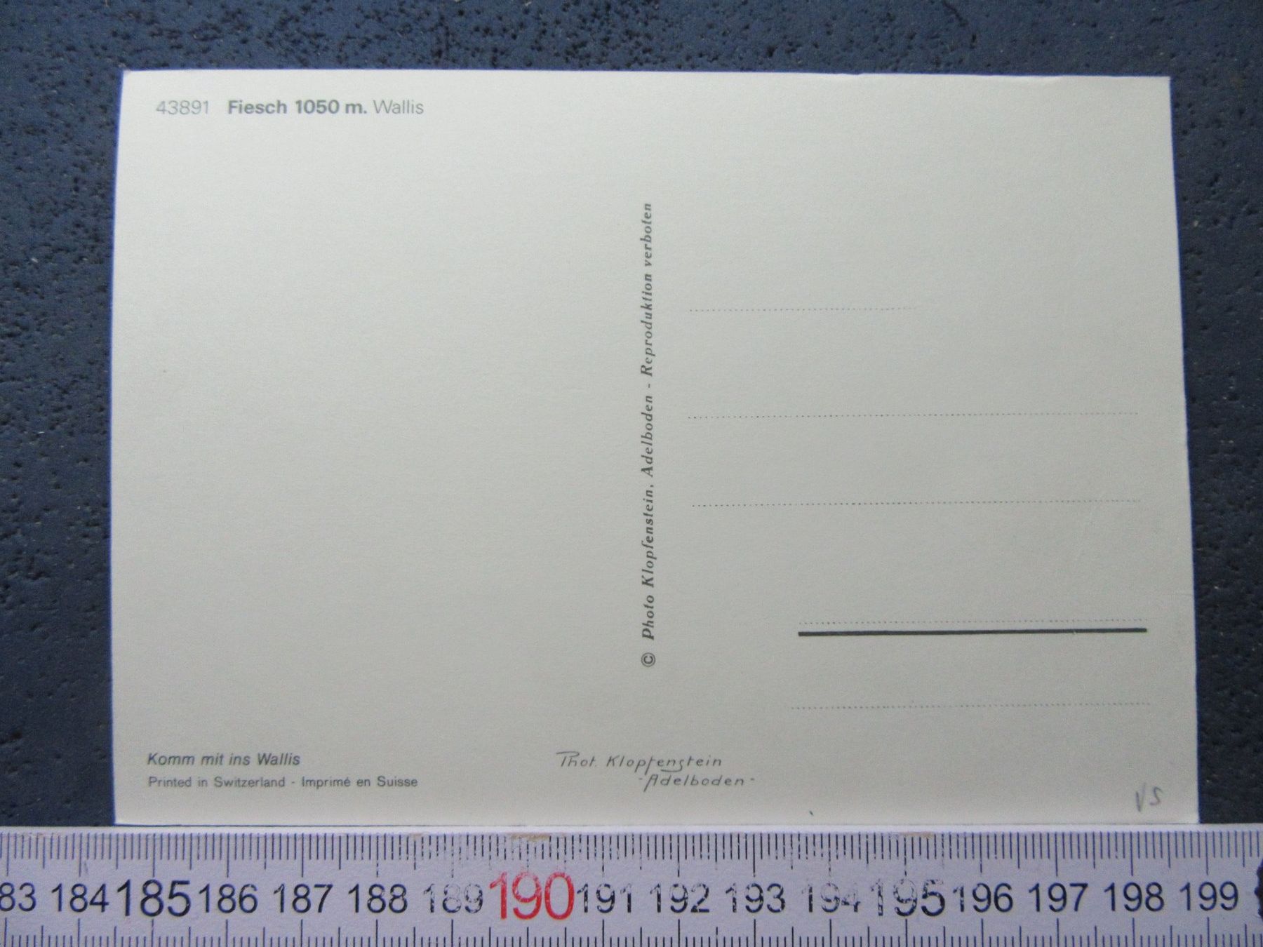Cartoline postali: FIESCH VS AK  LUFTBILD – Usato da Ettingen venduto da Hausi4711 2