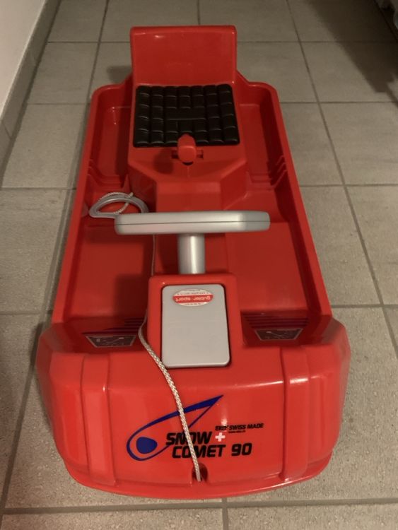 TikTakToo EKO Snow-Comet 120 - Bob Schlitten Rot Für 2 Personen