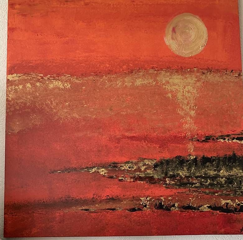 Gemälde: Tableau couché de soleil – Gebraucht aus Renens VD von the_j68r