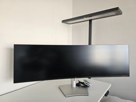 DELL 49" UltraSharp Curved Dual-QHD Monitor - Top Zustand