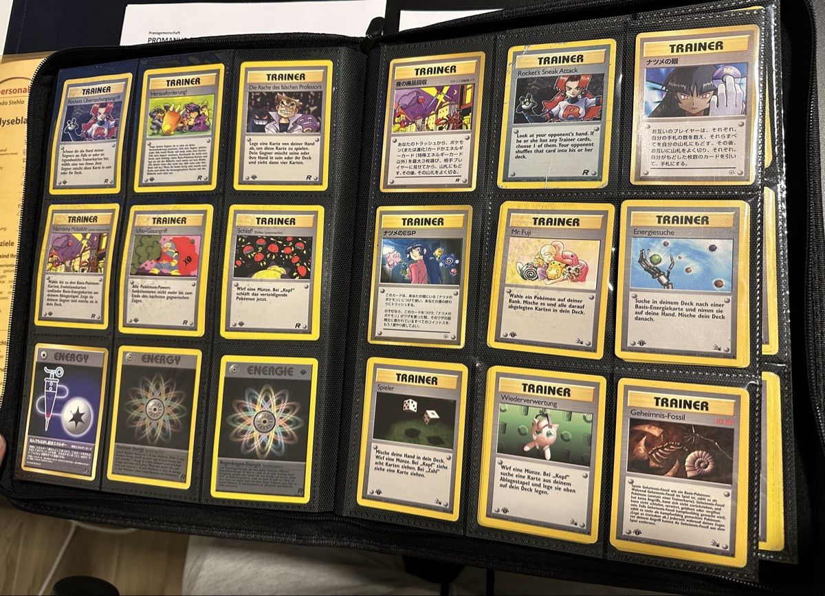Cartoline: Trainer und Teamrocketkarten teilweise First Edition – Usato da St. Gallenkappel venduto da mik_7tw2