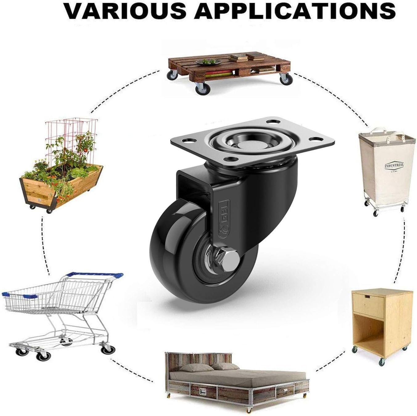 Autre stockage et transport: Möbelrollen Schwerlast  200KG – Neuf avec emballage d'origine à Nuglar par SaleRitter 3