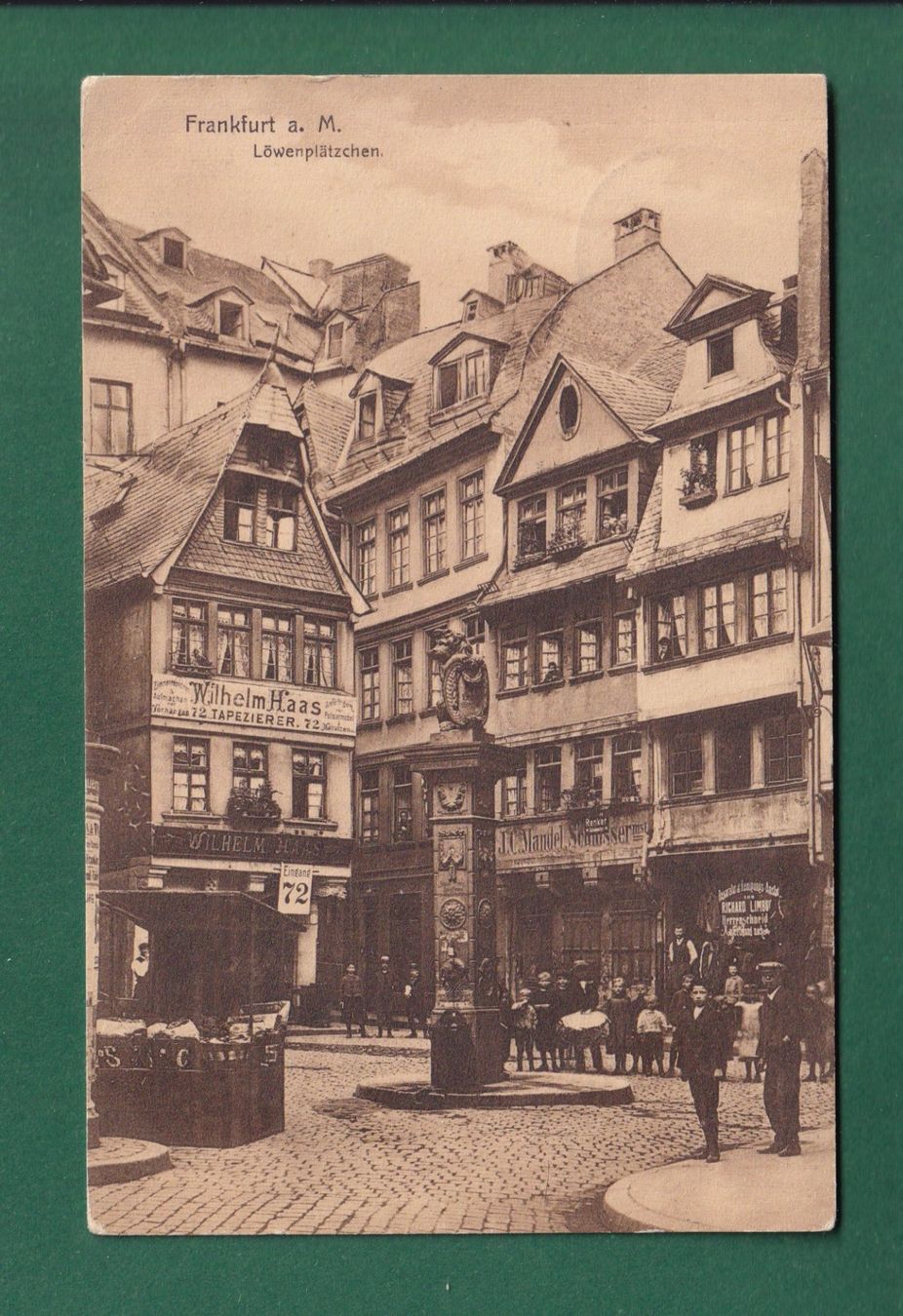 Cartes postales: FRANKFURT - Löwenplätzchen - 1908 – D'occasion à Pully par nicecards-shop