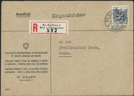 1938 - Bundesverwaltung BVW - Brief - EF