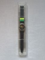 Swatch Quartz Armbanduhr Black Line mit Box
