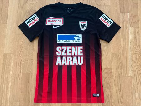 ORIGINAL FC AARAU SZENE AARAU # 7 ROMANO TRIKOT 2016/17 M