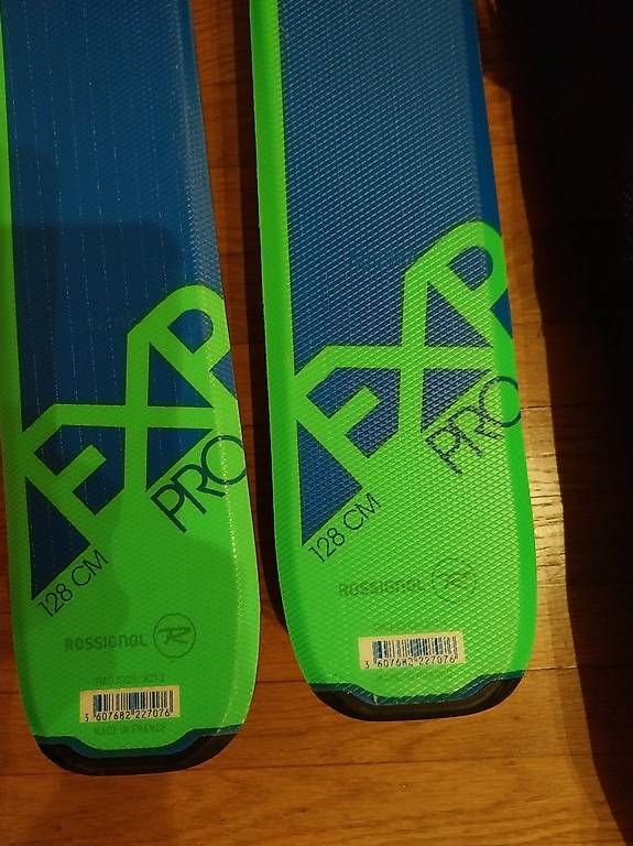 Rossignol Sci: Rossignol Ski 128 cm plus Skitasche – Usato da Baden venduto da Pimboli123 1