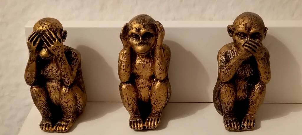 Statuette: Drei Affen der Weisheit – Usato da Wallisellen venduto da MarlonH