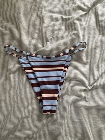 Bikini Bottom striped blue/brown/white size M used